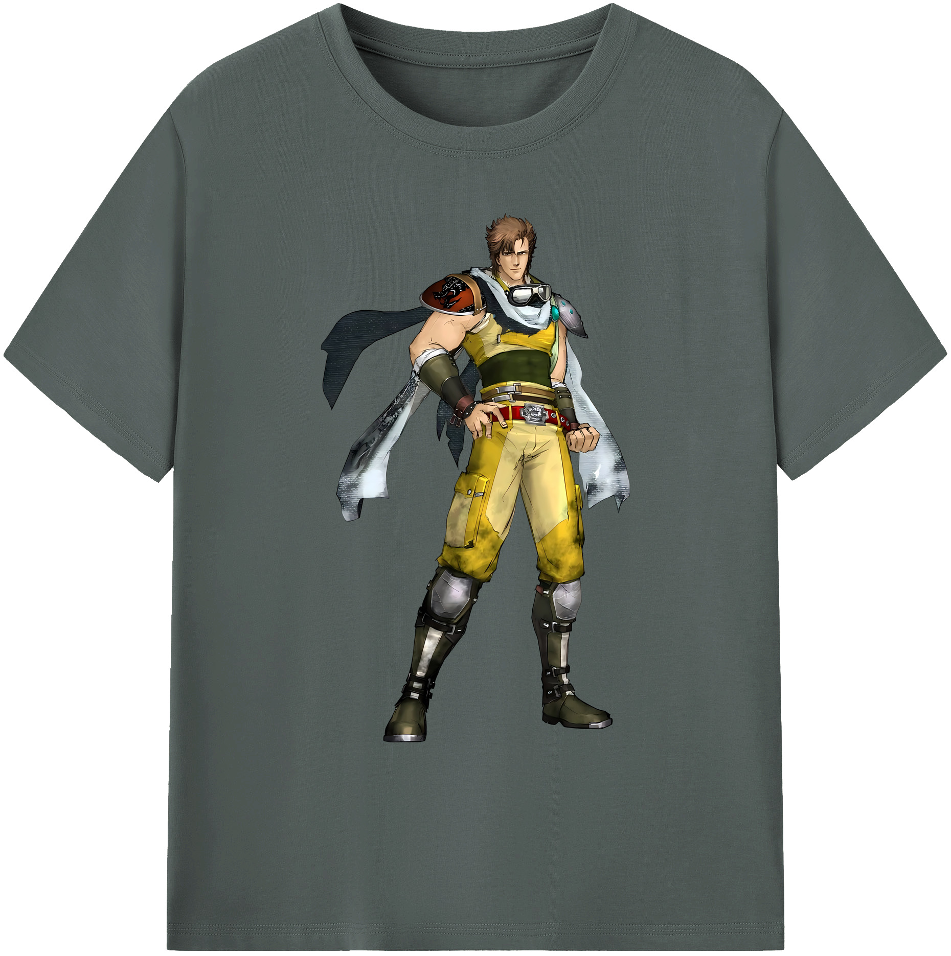 （画像用） 北斗の拳 Fist of the North Star 綿100％ メンズ半袖Tシャツ｜肌触りやわらか＆通気性